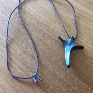 MODERNIST BRONZE CROSS